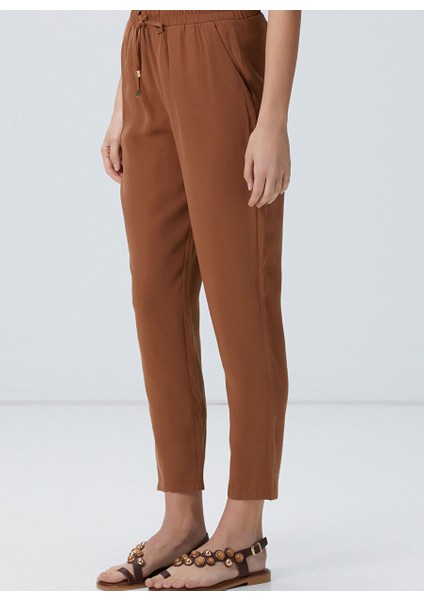 Kahverengi Kadın Basic Pantolon 1095147