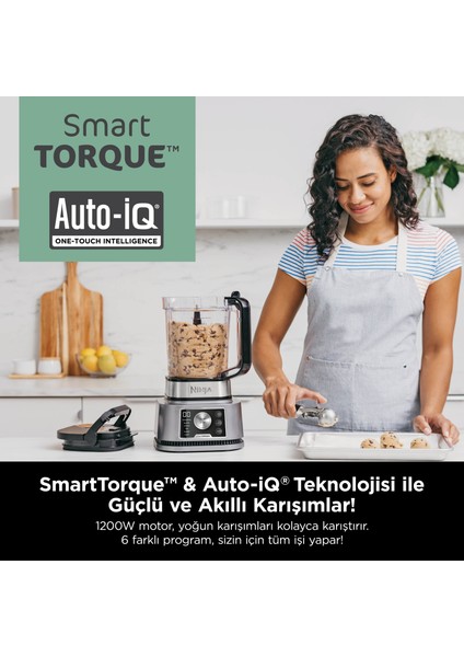 ® Foodi® 3 In 1 Akıllı Tork ve Auto-Iq Sistemli Power Nutri Blender
