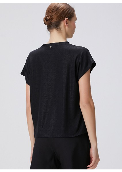 Siyah Kadın Basic T-Shirt 1094625
