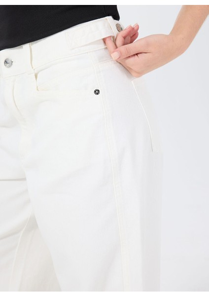Beyaz Kadın Normal Pantolon 50537020 fırsatları