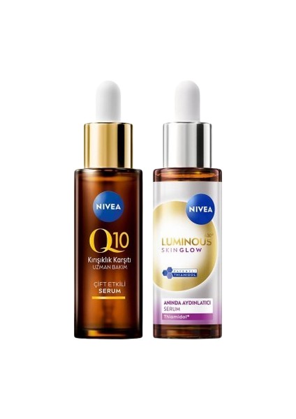 Luminous Skin Glow Cilt Bakım Serumu 30ml Ve Q10 Serum 30ml
