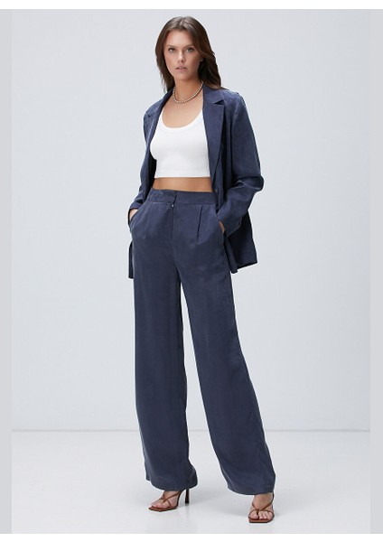 Lacivert Kadın Regular Fit Pantolon 1094900