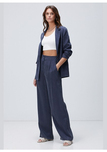 Lacivert Kadın Regular Fit Pantolon 1094900