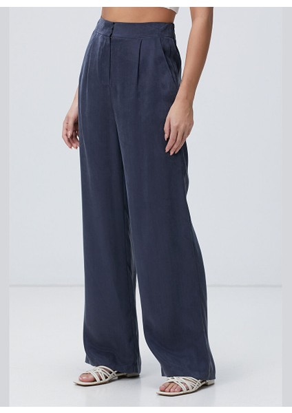 Lacivert Kadın Regular Fit Pantolon 1094900
