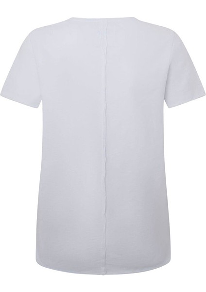 Beyaz Kadın Normal Baskılı T-Shirt PL505822 fiyatları
