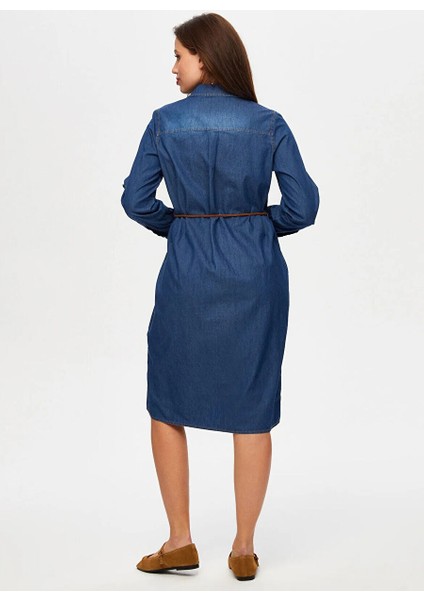 Mavi Kadın Denim Elbise B00069-1