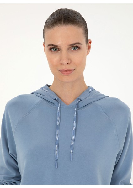 Kapüşon Yaka Indigo Kadın Sweatshırt Pante-Sw fiyatları