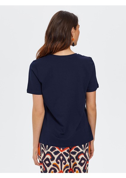 %100 Pamuk Yuvarlak Yaka T-Shirt 00096 modelleri