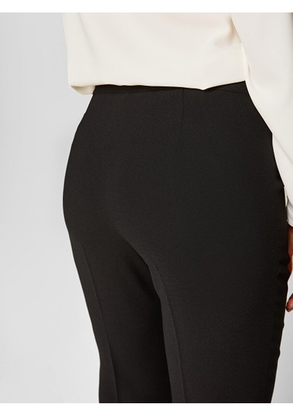 Slim Fit Krep Pantolon 00049