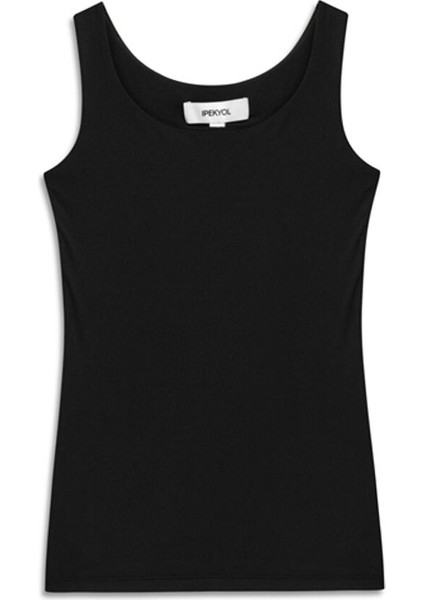 Ipekyol Siyah Kadın Standart T-Shirt IS1250070140 fiyatları
