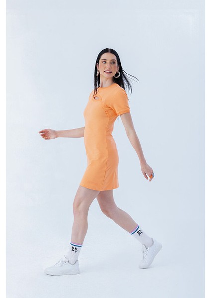 Cilla Peach Dress