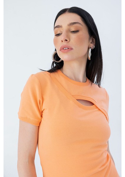 Cilla Peach Dress