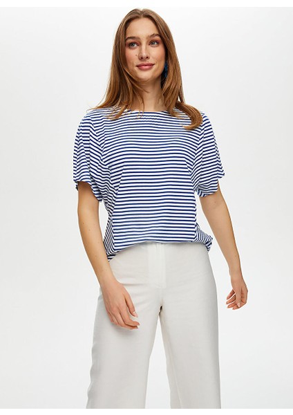 Mavi Kadın Comfort Fit T-Shirt US25TSH086 fiyatları