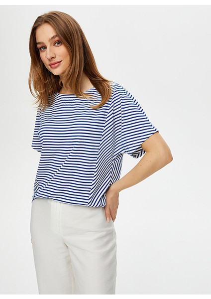 Mavi Kadın Comfort Fit T-Shirt US25TSH086 modelleri