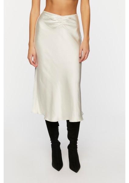 F21 Saten Slip Midi Etek fiyatları