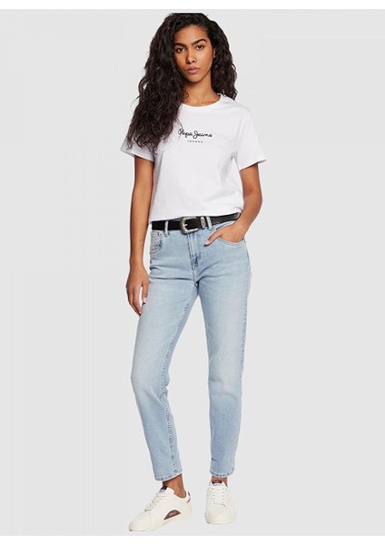 Beyaz Kadın Normal Düz T-Shirt PL505480 indirimleri