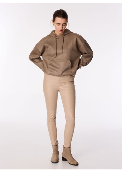 Deve Tüyü Kadın Skinny Fit Düz Pantolon 1093000