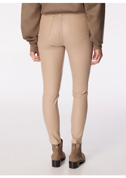 Deve Tüyü Kadın Skinny Fit Düz Pantolon 1093000