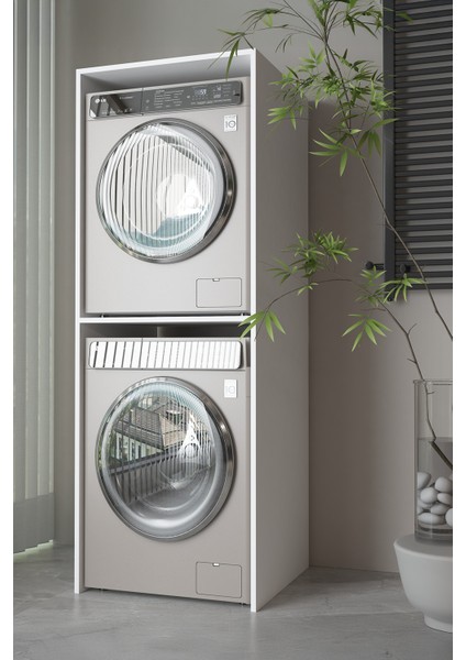 Banyo Dolabı Çamaşır ve Kurutma Makinesi Dolabı