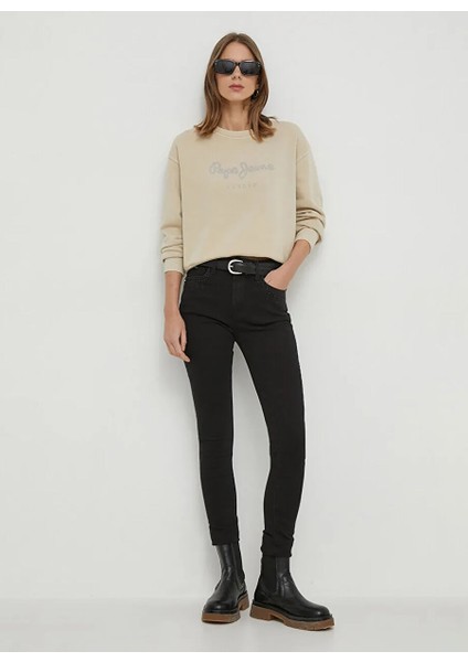 Yüksek Bel Standart Kadın Denim Pantolon PL2046060