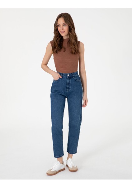 Mavi Mom High Waist Fit Jean Pantolon