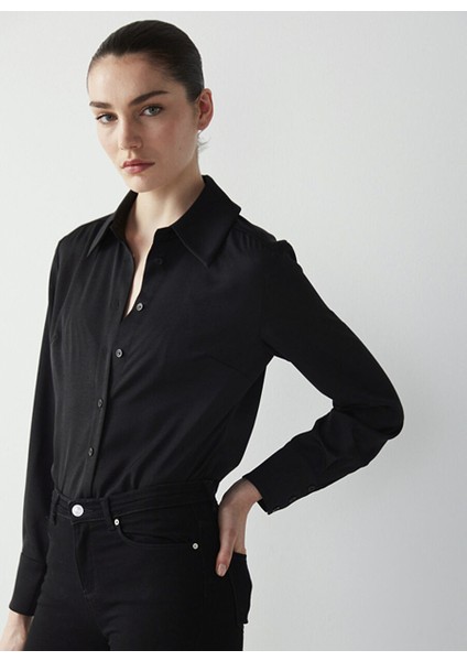 Ipekyol Yüksek Bel Skinny Ankle Paça Skinny Fit Siyah Kadın Denim Pantolon I00000018003001 modelleri