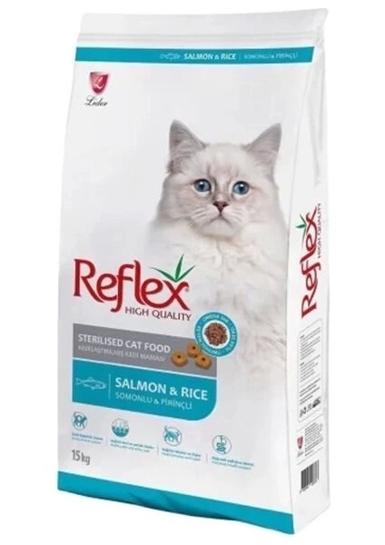 Reflex Sterilised Somon Balıklı Kısırlaştırılmış Kedi Maması 15 kg