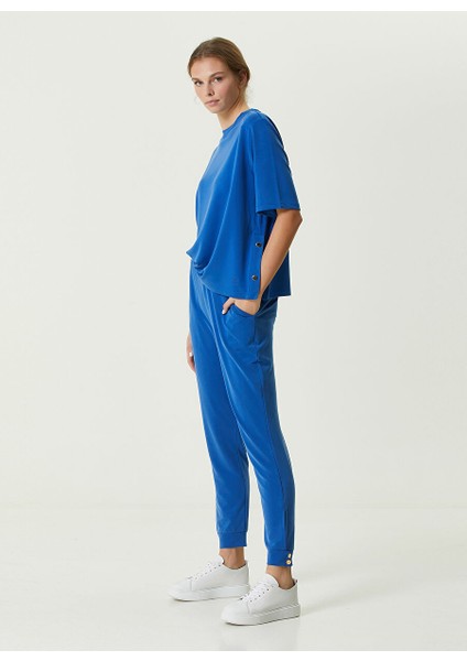Bisiklet Yaka Saks Kadın Sweatshırt 1086220 fiyatları