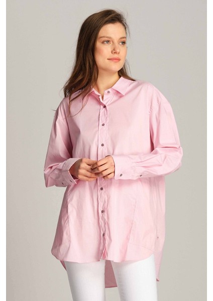 Pembe Kadın Gömlek