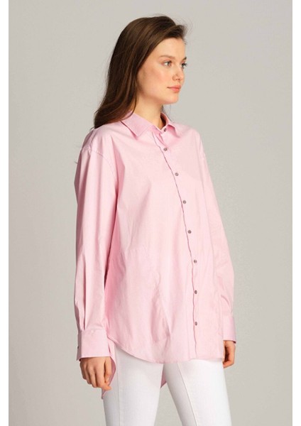 Pembe Kadın Gömlek