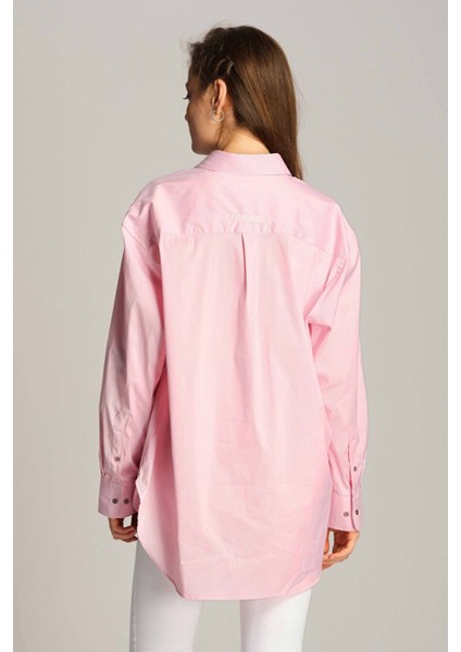 Pembe Kadın Gömlek