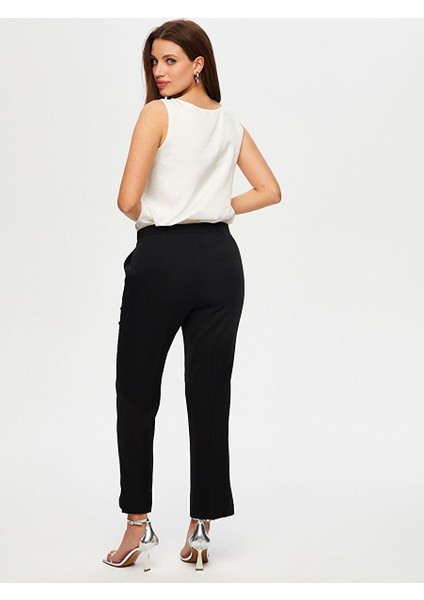 Yanı Yırtmaçlı Ütü Izli Slim Fit Şık Pantolon S25PNT010 fırsatları