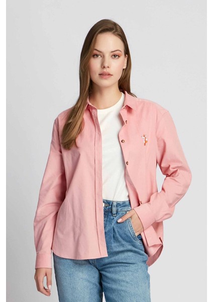 Pembe Kadın Gömlek