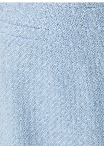 Açık Mavi Kadın Normal Bel Slim Fit Etek 1087404 indirimleri