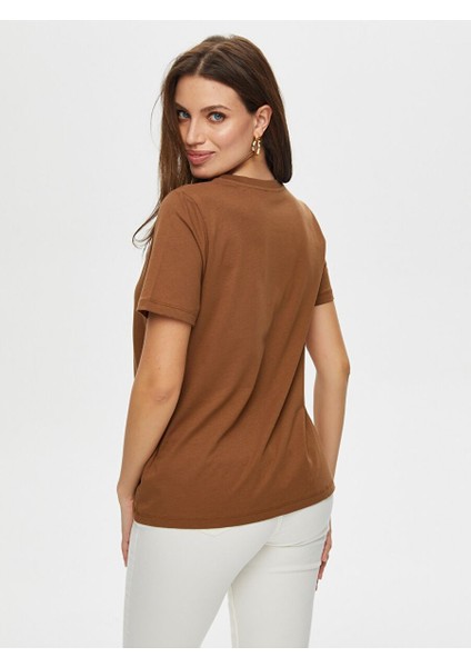 %100 Pamuk Yuvarlak Yaka T-Shirt S25TSH008 indirimleri