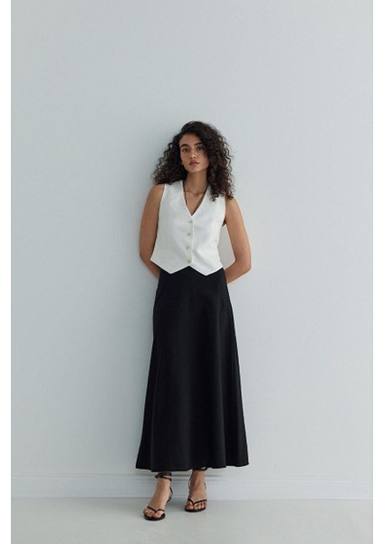 Siyah Serena Kloş Etek