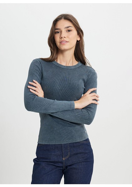 Indigo Kadın Relaxed T-Shirt W242576315 Indigo T-Shirt modelleri