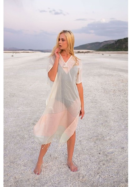 Dandelion Kaftan Pembe
