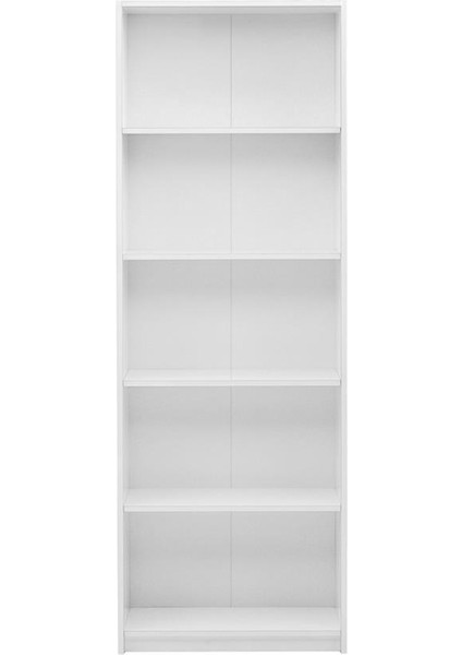 Max 5 Raflı Kitaplık - Beyaz fırsatları