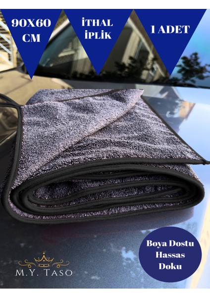 ( 90X60 ) Oto Microfiber Süper Emiş Kurulama Havlusu Proffessional Büyük Ölçü Gri modelleri