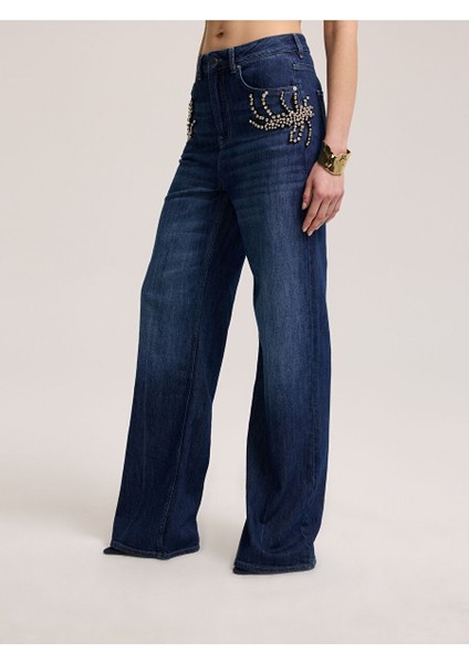 Taşlı Lacivert Denim modelleri