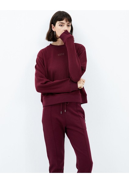 Bisiklet Yaka Sweatshirt