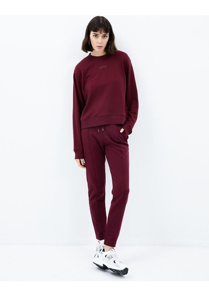 Bisiklet Yaka Sweatshirt
