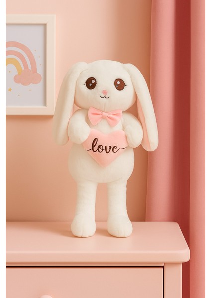Kawaii Gözlü Tavşan Peluş, Uyku Arkadaşı Peluş 50 Cm fiyatları