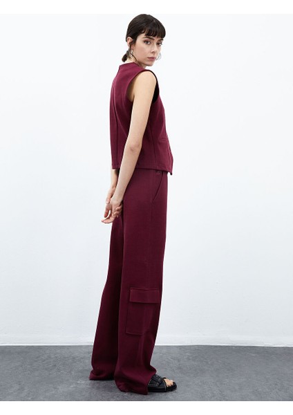 Daisy Cargo Pantolon - Bordo modelleri