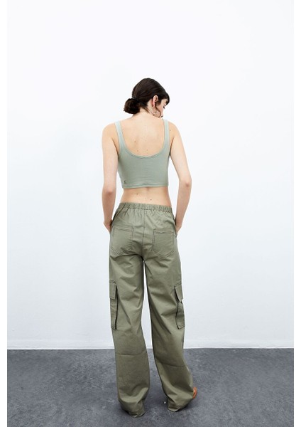 Magnolia Cargo Pantolon - Su Yeşili modelleri