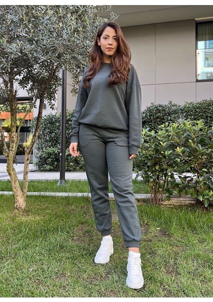 Gri Jogger Eşofman Altı 52828-122