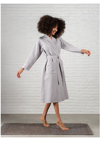 Serenity Kimono Açık Gri