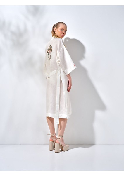 Keten Kimono Uzun