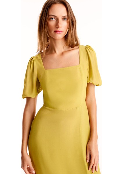 Fistik Dears Regular Fit Midi Boy Elbise modelleri
